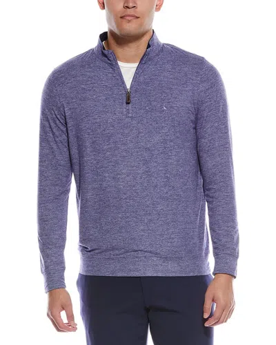 TAILORBYRD BRUSHED MELANGE SUPER SOFT 1/4-ZIP PULLOVER