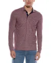 Tailorbyrd Brushed Melange Super Soft Polo Shirt In Purple