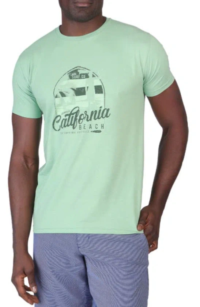 Tailorbyrd California Graphic T-shirt In Moss Green