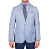 Tailorbyrd Check Sport Coat In Blue