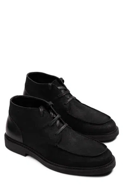 Tailorbyrd Chris Leather Chukka Boot In Black