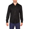 Tailorbyrd Classic Fit Button-down Shirt In Black