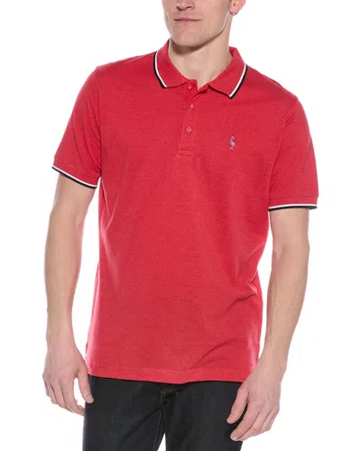 Tailorbyrd Classic Pique Polo Shirt In Red