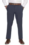 Tailorbyrd Classic Fit Flat Front Dress Pants In Blue