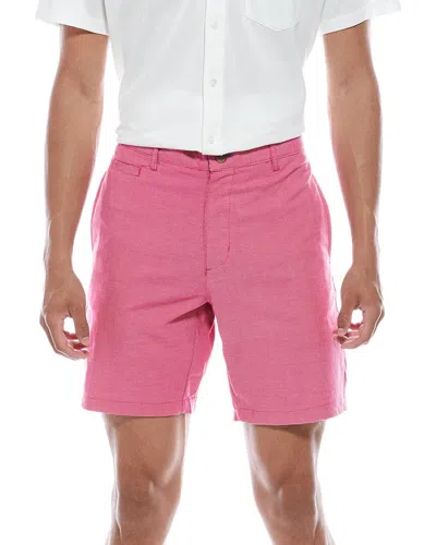 Tailorbyrd Classic Texture Dobby Short In Pink