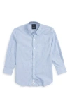 Tailorbyrd 'correvon' Stripe Woven Dress Shirt In Blue