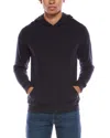 Tailorbyrd Cozy Knit Hoodie In Blue