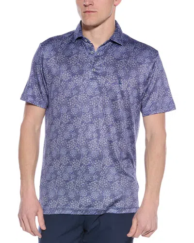Tailorbyrd Daisy Floral Printed Performance Short In Navy