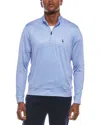 Tailorbyrd Diamond Floret Printed Performance 1/4-zip Pullover