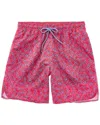 Tailorbyrd Ditsy Paint Splatter Swim Short In Pink