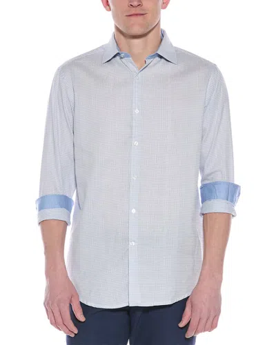 Tailorbyrd Dobby Dress Shirt In Blue