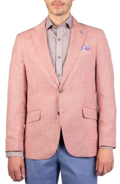 Tailorbyrd Dobby Sport Coat In Pink