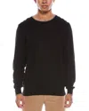 Tailorbyrd Fine Knit Crewneck Sweater In Black