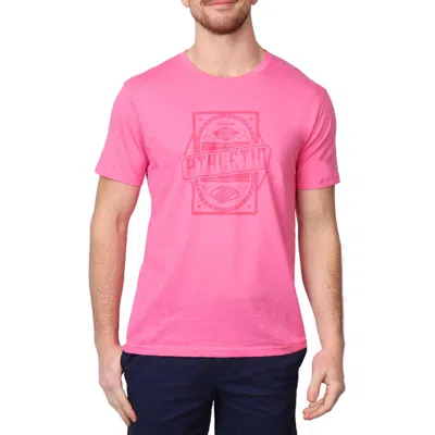 Tailorbyrd First League Graphic T-shirt In Punch Pink