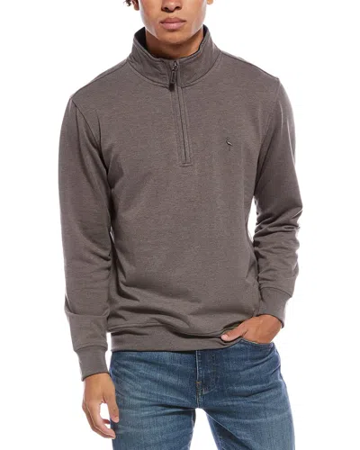 TAILORBYRD TAILORBYRD FLEECE 1/4-ZIP MOCK PULLOVER