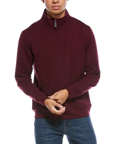 TAILORBYRD FLEECE 1/4-ZIP MOCK PULLOVER