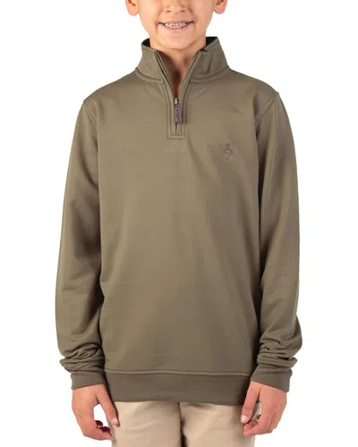 TAILORBYRD TAILORBYRD FLEECE 1/4-ZIP PULLOVER