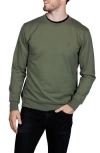 Tailorbyrd Fleece Crewneck Sweater In Black