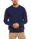 Tailorbyrd Fleece Crewneck Sweatshirt In Blue