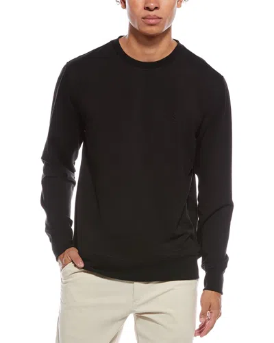 Tailorbyrd Fleece Crewneck Sweatshirt In Black