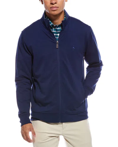 Tailorbyrd Fleece Full Zip Jacket In Blue