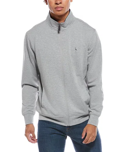 Tailorbyrd Fleece Full Zip Jacket In Gray
