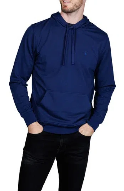 Tailorbyrd Fleece Hoodie In Blue