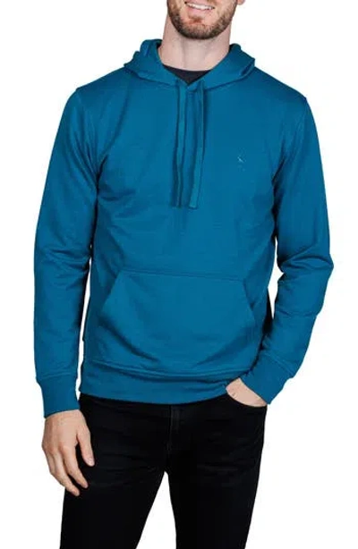 Tailorbyrd Fleece Hoodie In Blue