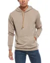 Tailorbyrd Fleece Hoodie In Brown