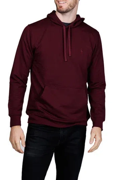 Tailorbyrd Fleece Hoodie In Purple
