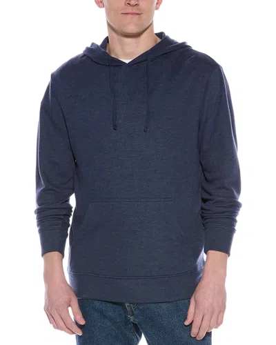 Tailorbyrd French Rib Hoodie In Navy