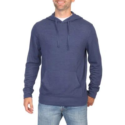 Tailorbyrd French Rib Hoodie In Navy