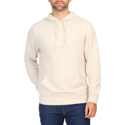 Tailorbyrd French Rib Hoodie In Oatmeal Heather