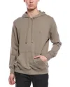 Tailorbyrd French Terry Hoodie In Brown