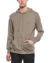 Tailorbyrd French Terry Hoodie In Brown