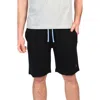 Tailorbyrd French Terry Lounge Shorts In Black