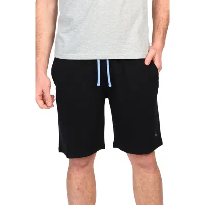 Tailorbyrd French Terry Lounge Shorts In Black