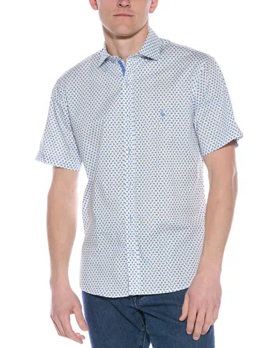 Tailorbyrd Geo Poplin Stretch Shirt