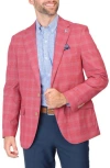 Tailorbyrd Glen Plaid Sport Coat In Red