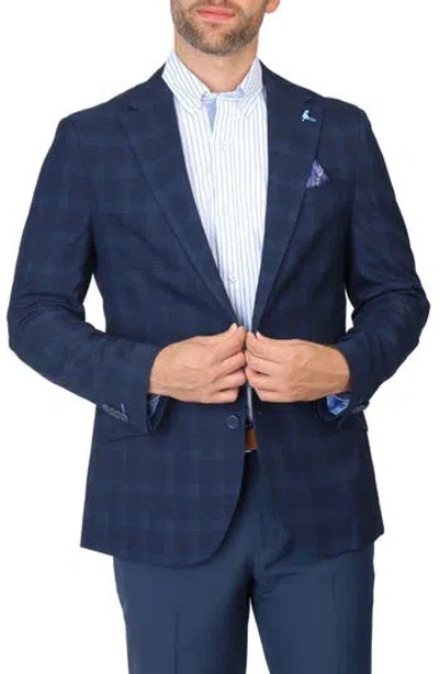 Tailorbyrd Glen Plaid Sport Coat In Navy