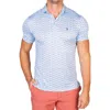 Tailorbyrd Golf Carts Performance Golf Polo In Blue