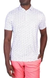 Tailorbyrd Golf Carts Performance Polo In White