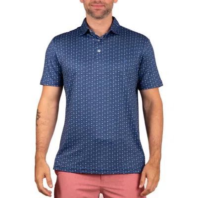 Tailorbyrd Golf Carts Performance Polo In Denim