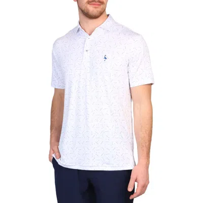 Tailorbyrd Golf Clubs Performance Golf Polo In White