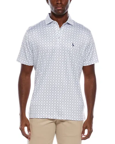 Tailorbyrd Golf Clubs Printed Performance Polo Shirt In Neutral