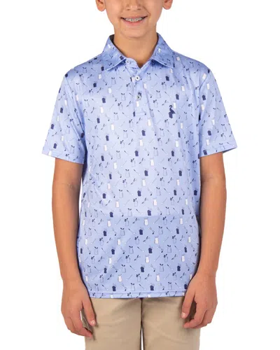 Tailorbyrd Golf Gear Performance Polo Shirt In Blue