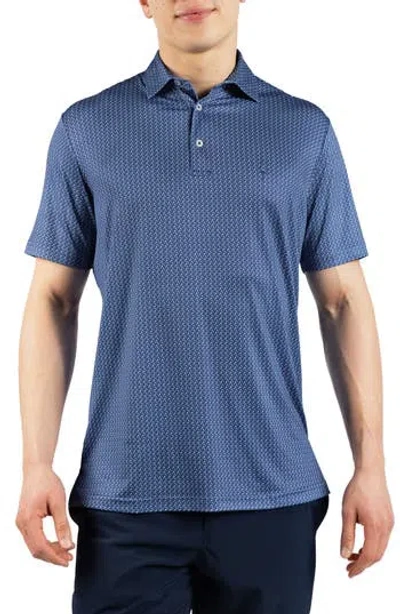 Tailorbyrd Golf Tees Print Performance Polo In Animal Print