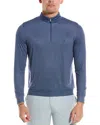 Tailorbyrd Golf Tees Printed Performance 1/4-zip Pullover In Blue