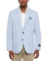 Tailorbyrd Grid Check Sportcoat In Blue