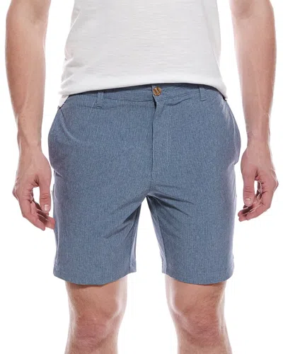 Tailorbyrd Grid Performance Short In Blue